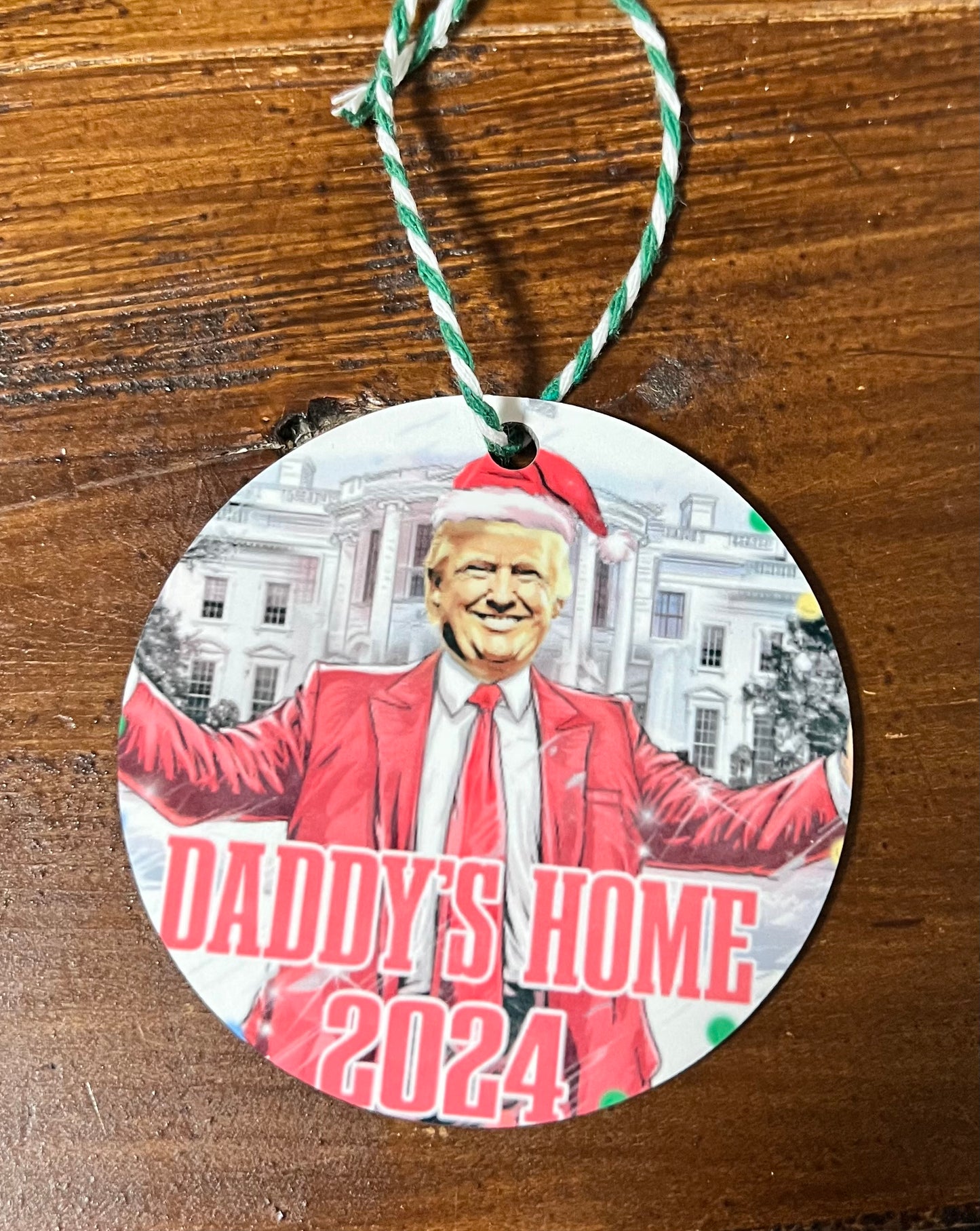 Trump Christmas Ornament