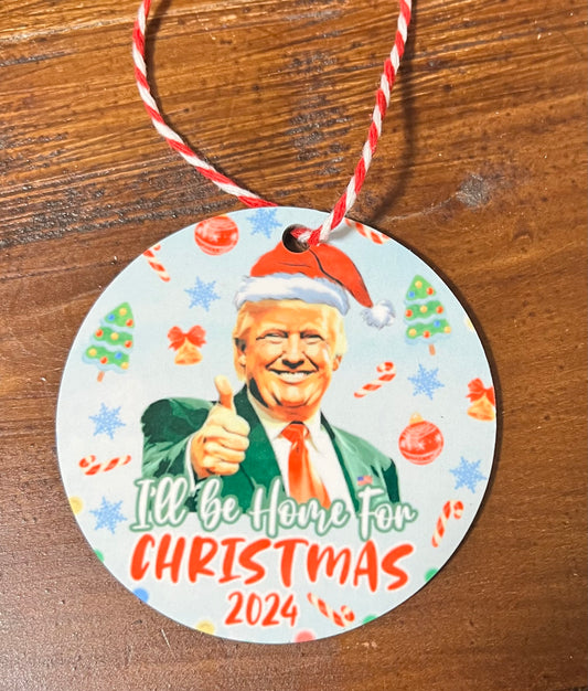 Trump Christmas Ornament