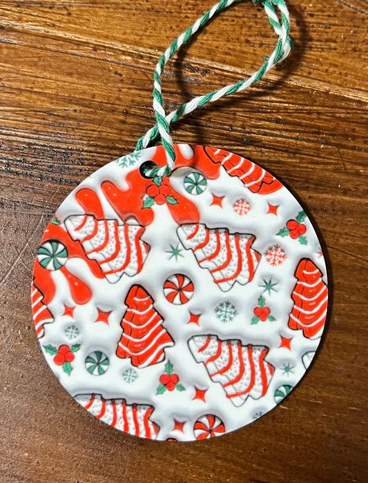 Christmas Tree Cake Ornament