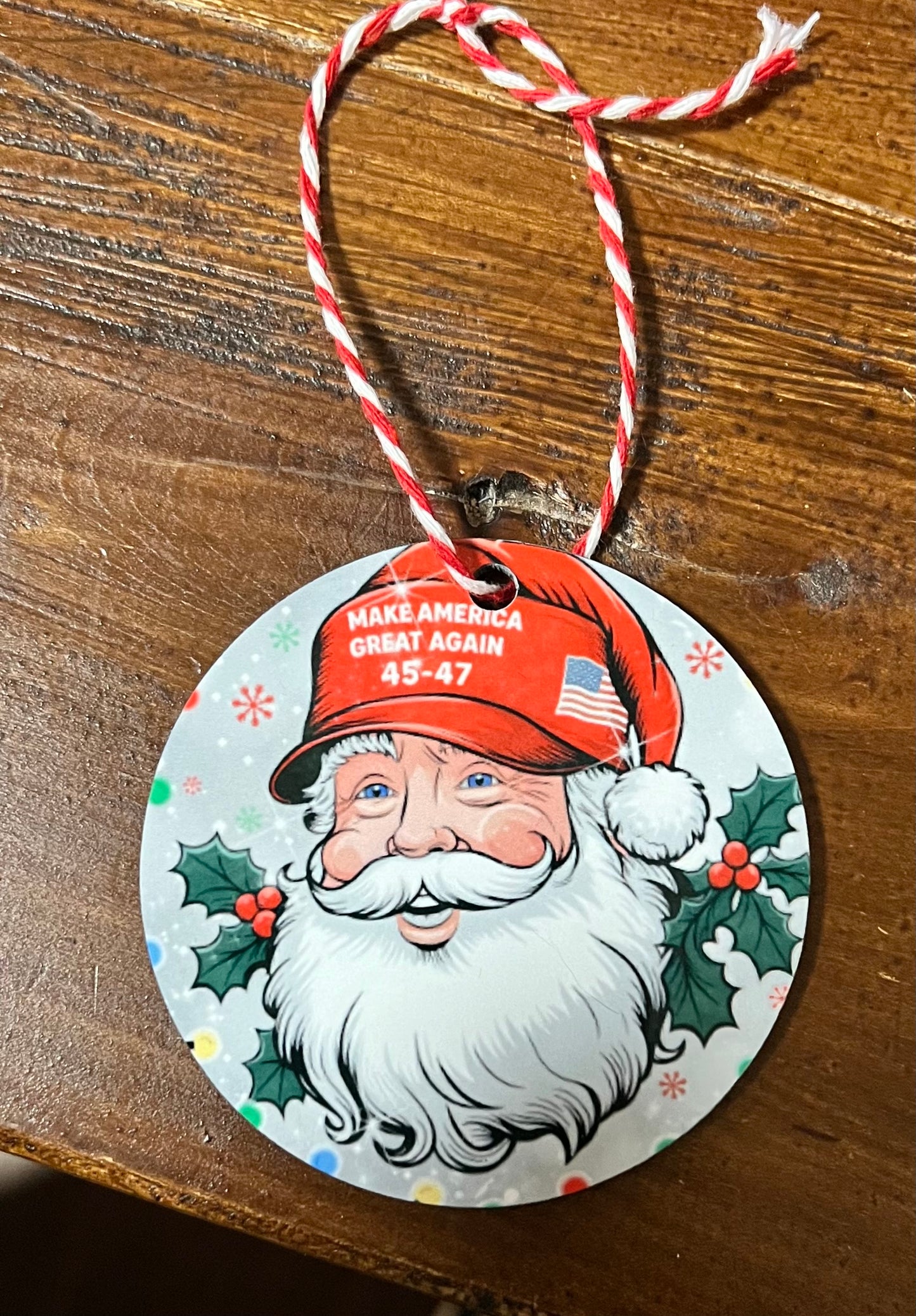 Trump Christmas Ornament