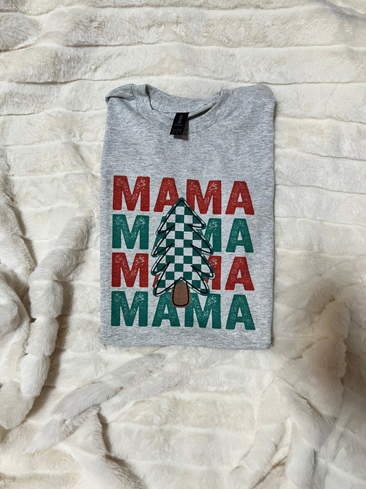 Mama with Checkered Tree