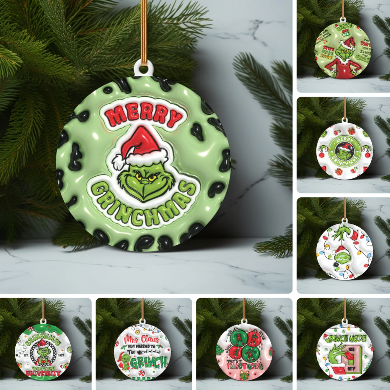 Christmas Ornaments- Grinch